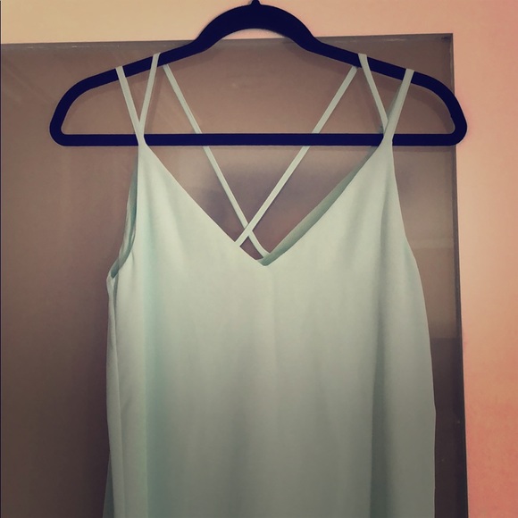 Top Shop Aqua Dress - Picture 2 of 4
